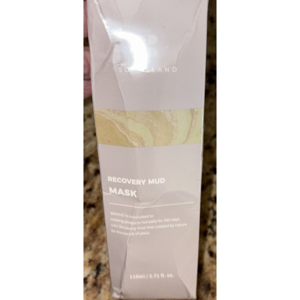 softeland,  Recovery Mud Mask 3.71 oz  -‎  110ml , EXP : 2027 pop